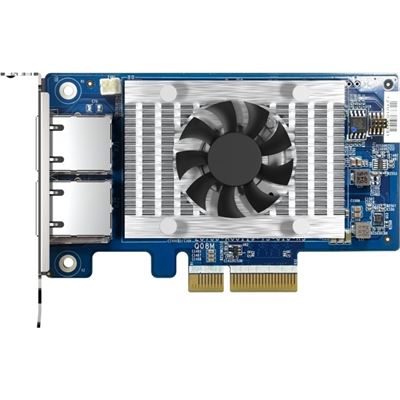 QNAP DUAL-PORT (10GBASE-T) 10GBE NETWORK EXPANSION CARD, INTEL X710, PCIE GEN3 X4 QNAP — view 2