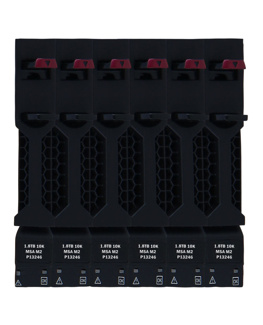 HPE MSA 10.8T SAS 10K SFF M2 6pk HDD Bdl HPE — view 2