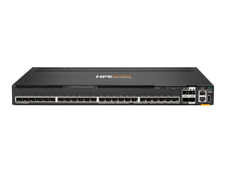 HPE ANW 6300M 24p SFP+ LRM support and 2p 50G and 2p 25G MACSec Switch HPE — view 2
