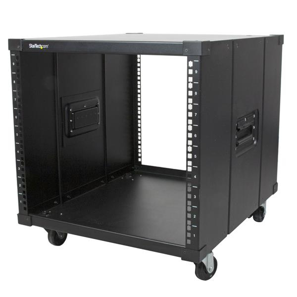 STARTECH.COM PORTABLE SERVER RACK WITH HANDLES - ROLLING CABINET - 9U 2 YR STARTECH — view 2