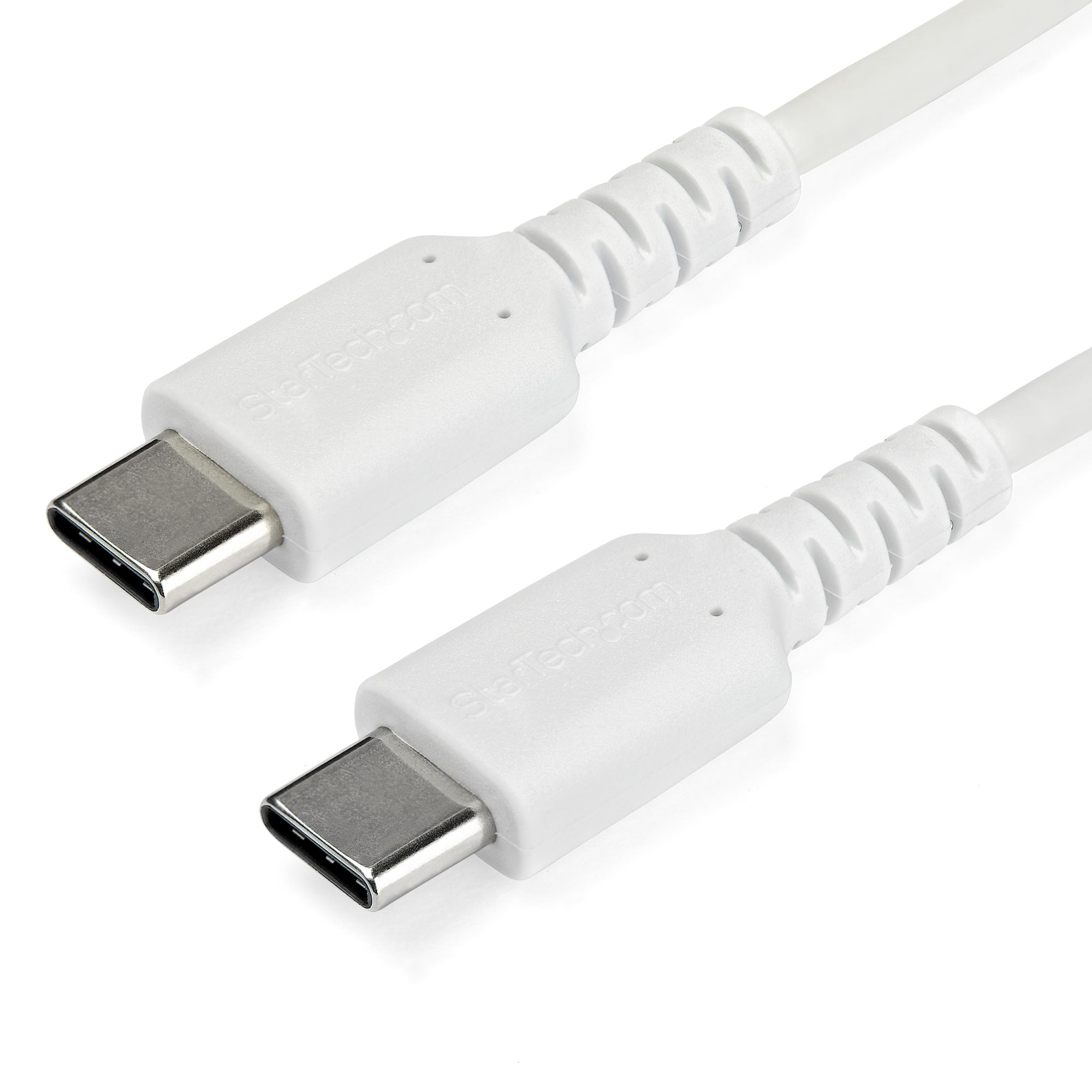 STARTECH.COM 2M USB C CHARGING CABLE - DURABLE ARAMID FIBER M/M 60W WHITE LTW STARTECH — view 2