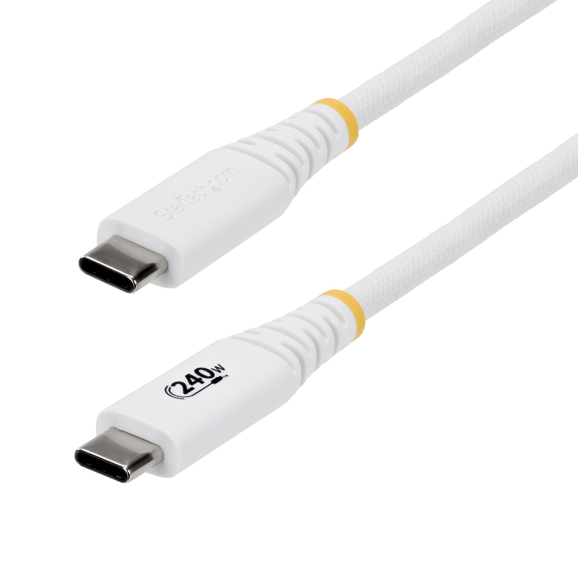 STARTECH.COM 1M (3FT) USB-C CHARGING CABLE, 240W PD, USB-IF, WHITE, LTW STARTECH — view 2