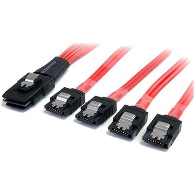 STARTECH.COM SERIAL ATTACHED SCSI SAS CABLE SFF-8087 4X LATCHING SATA LTW STARTECH — view 2