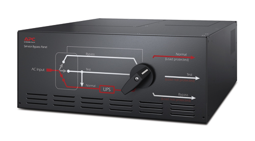 APC (SBP20KRMI4U) SERVICE BYPASS PANEL 230V 125A HW INPUT IEC-320 OUTPUT (8) C19 APC — view 2