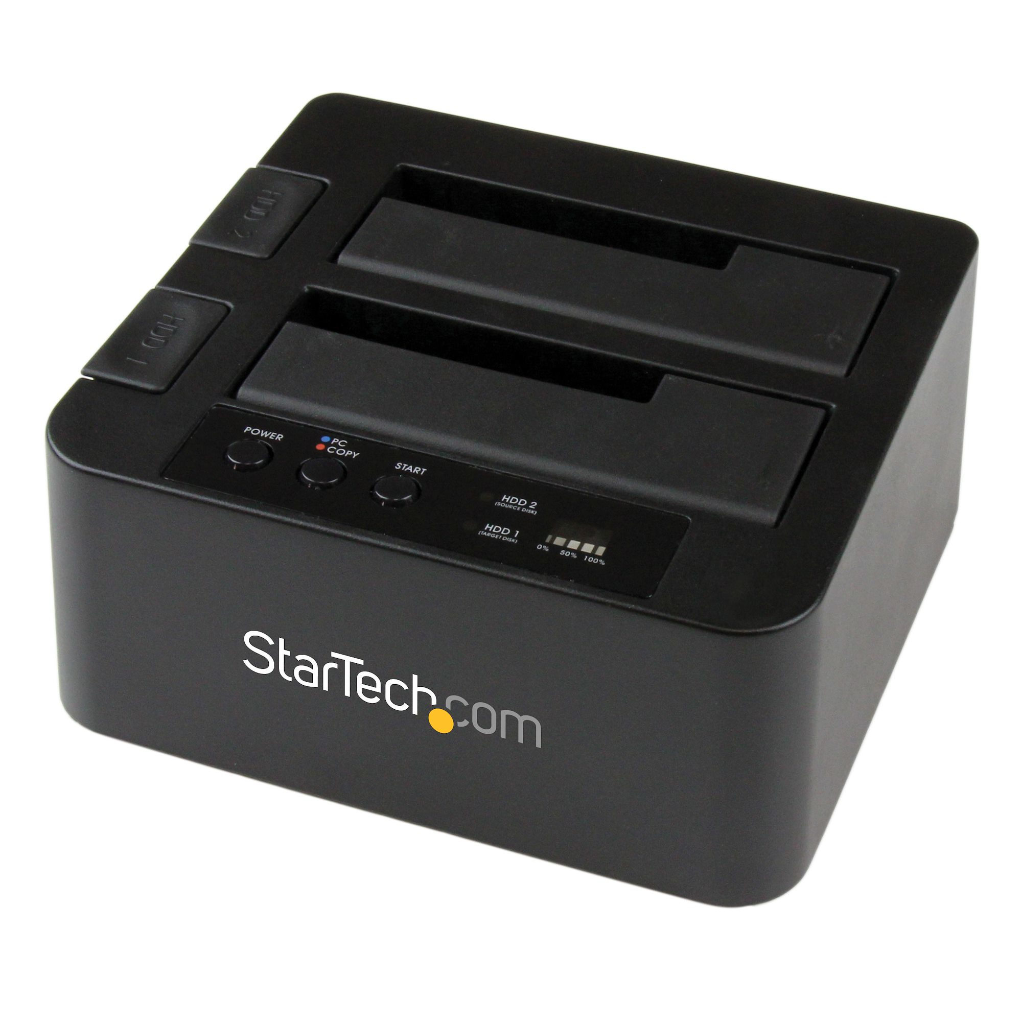 STARTECH.COM STANDALONE HARD DRIVE DUPLICATOR DOCK, 2-BAY 2.5/3.5" CLONER, 2 YR STARTECH — view 2