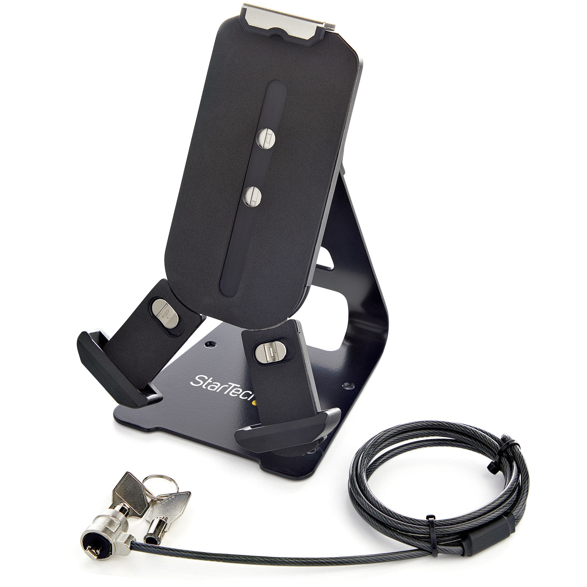 STARTECH.COM SECURE TABLET STAND W/CABLE LOCK, LOCKING 7.9-13" TABLET MOUNT 2 YR STARTECH — view 2