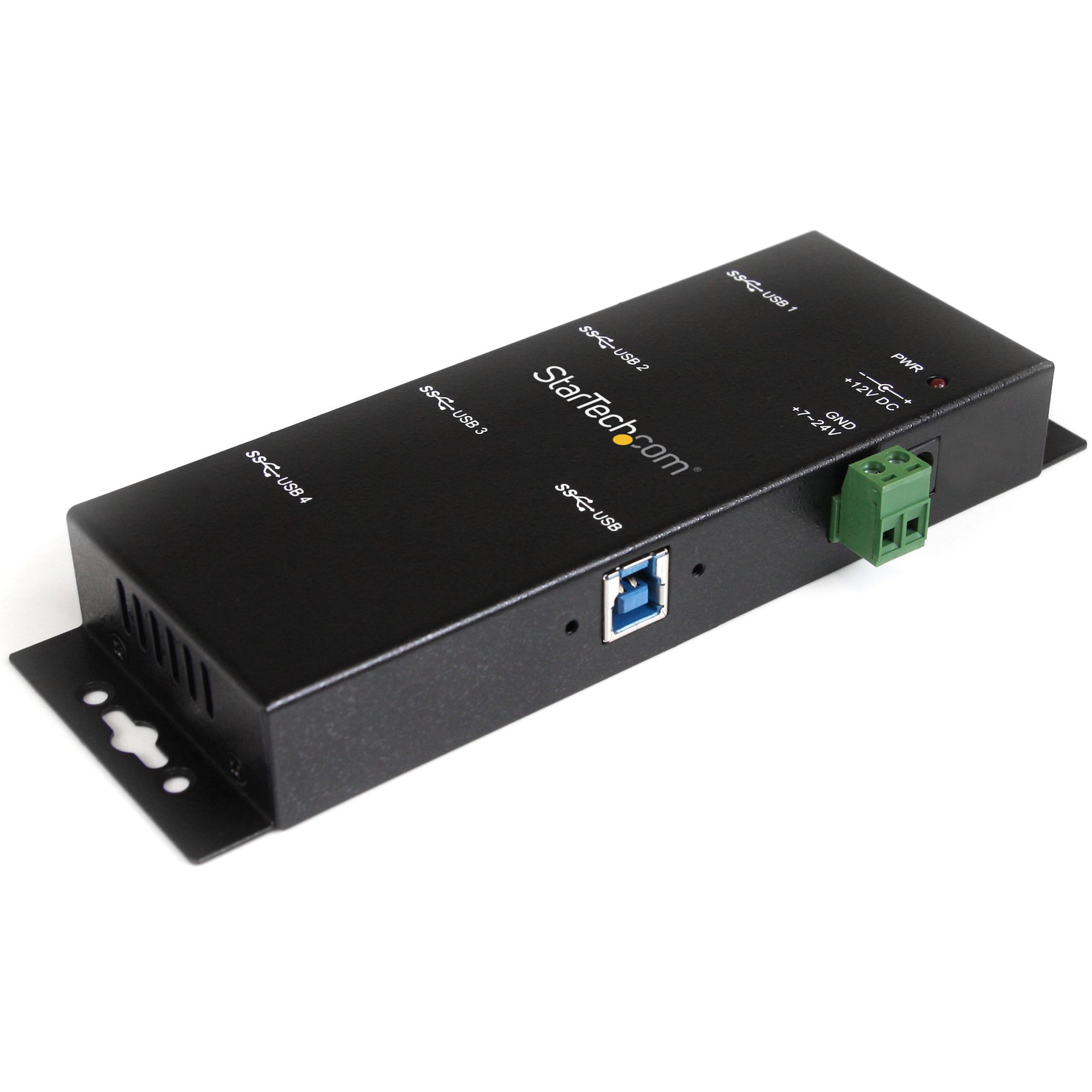 STARTECH.COM 4 PORT USB 3.0 HUB (USB-A) - METAL INDUSTRIAL HUB - MOUNTABLE 2 YR STARTECH — view 2