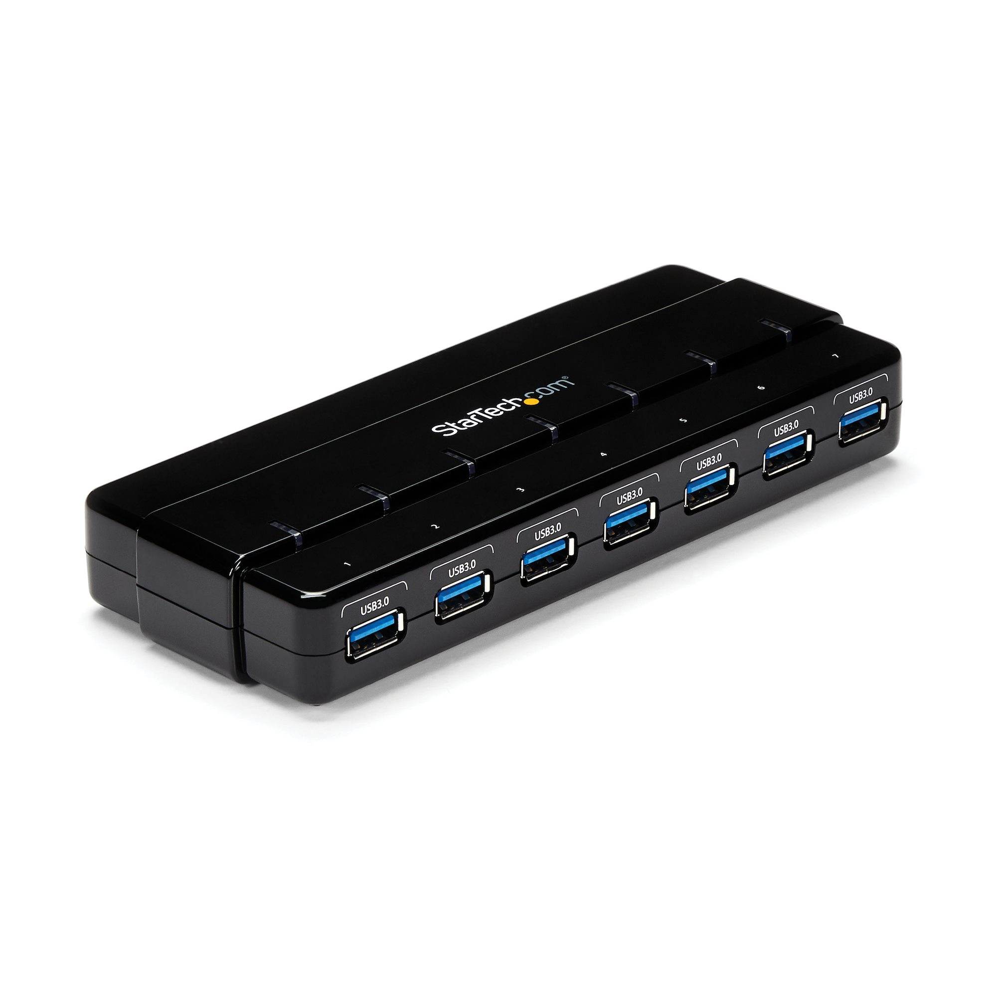 STARTECH.COM 7 PORT USB 3.0 HUB 5GBPS 7X USB-A - DESKTOP - BUS/SELF POWERED 2 YR STARTECH — view 2
