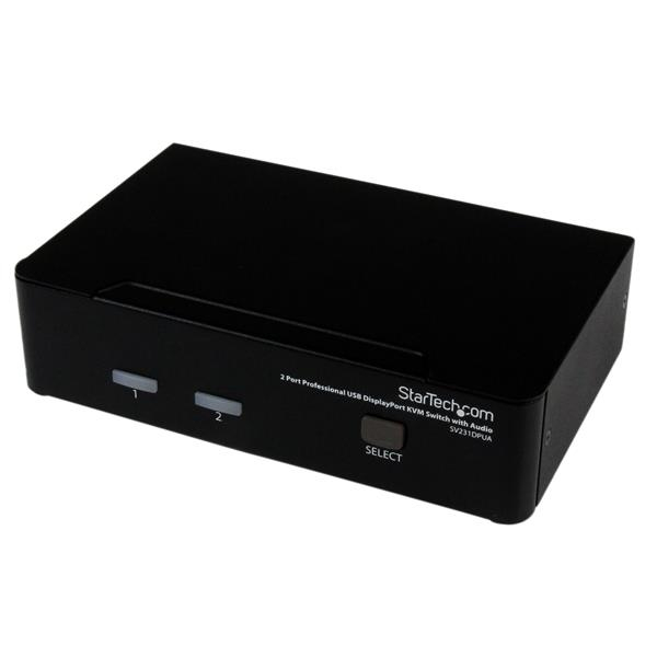 STARTECH.COM 2 PORT PROFESSIONAL USB DISPLAYPORT KVM SWITCH WITH AUDIO, 3 YR STARTECH — view 2