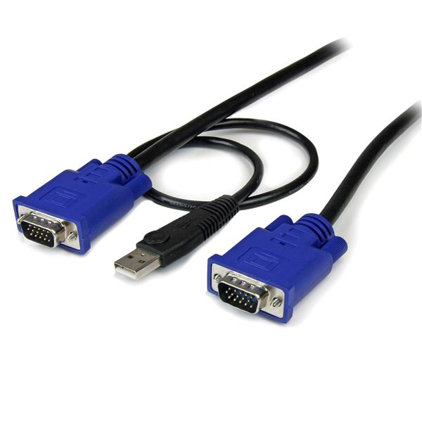 STARTECH.COM 10 FT 2-IN-1 ULTRA THIN USB KVM CABLE, LTW STARTECH — view 2
