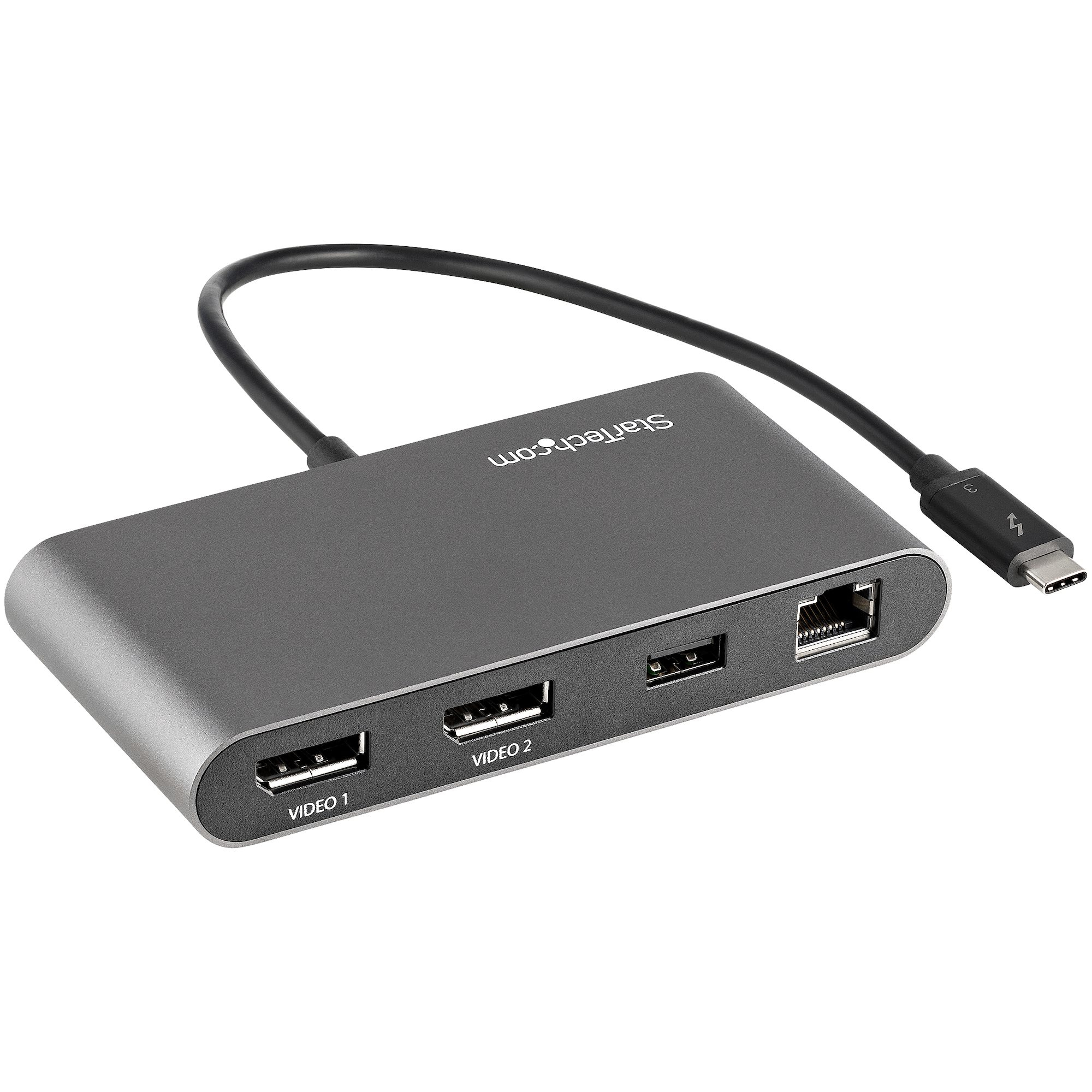 STARTECH.COM THUNDERBOLT 3 MINI DOCK - DUAL MONITOR DP 4K 60HZ - 1X USB/GBE 3 YR STARTECH — view 2