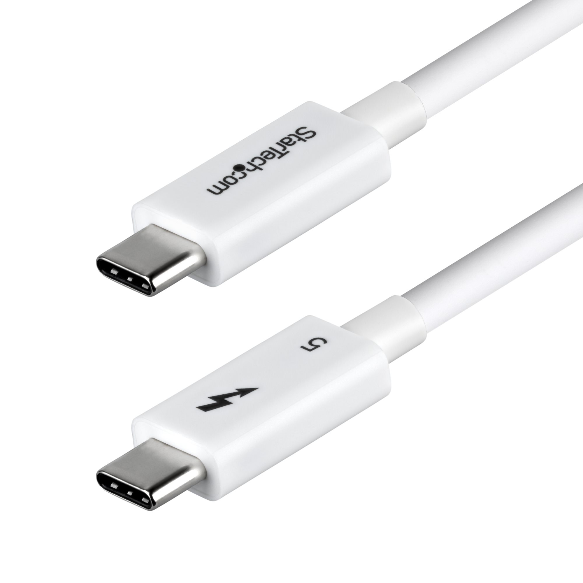 STARTECH.COM 3FT (1M) THUNDERBOLT 5 CABLE, 80GBPS, CERTIFIED - WHITE, LTW STARTECH — view 2