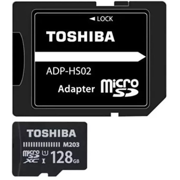 DYNABOOK TOSHIBA M203 128GB CLASS 10 MICROSDXC 100MB MEMORY CARD WITH ADAPTER DYNABOOK — view 2