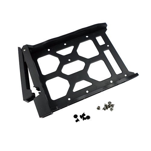 QNAP 2.5" SSD Tray with key lock and two keys, black and metal QNAP — view 2