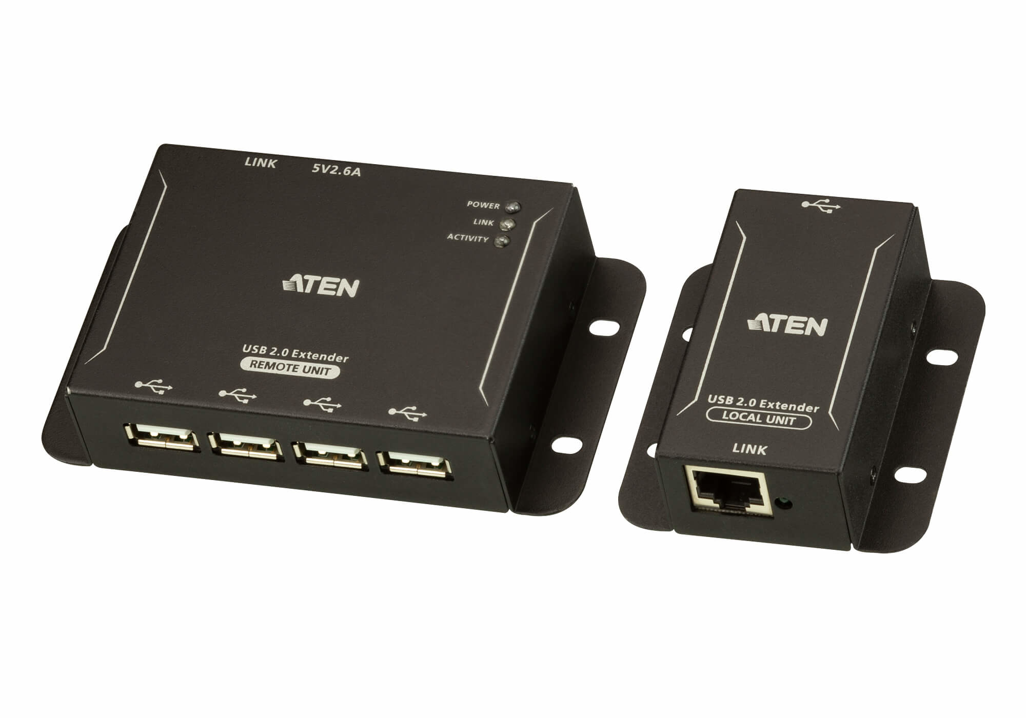 ATEN 4-PORT USB 2.0 CAT 5 EXTENDER ATEN — view 2