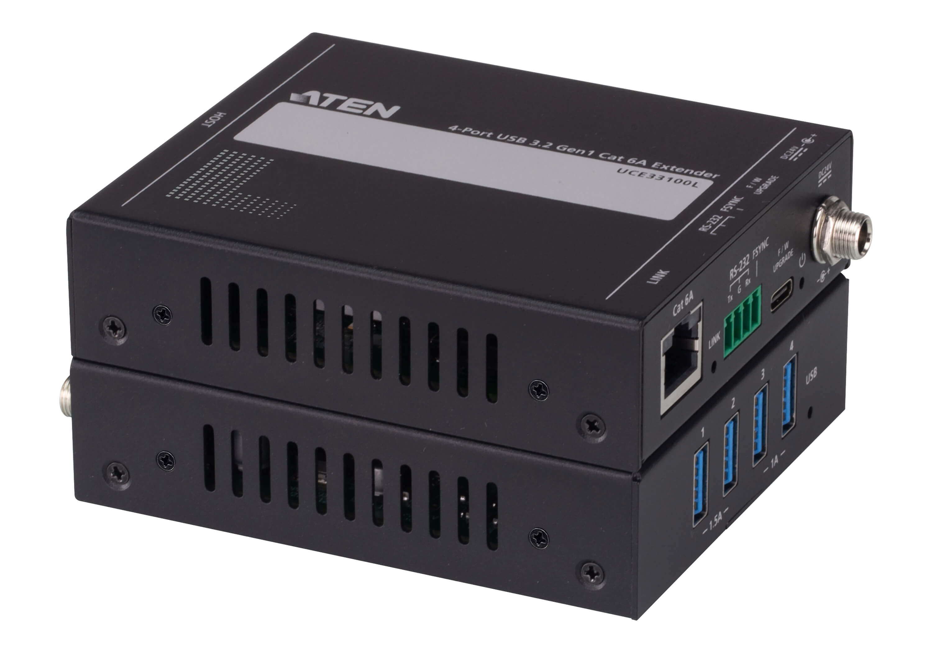 ATEN 4-PORT USB 3.2 GEN 1 CAT 6A EXTENDER (UP TO 100 M) ATEN — view 2