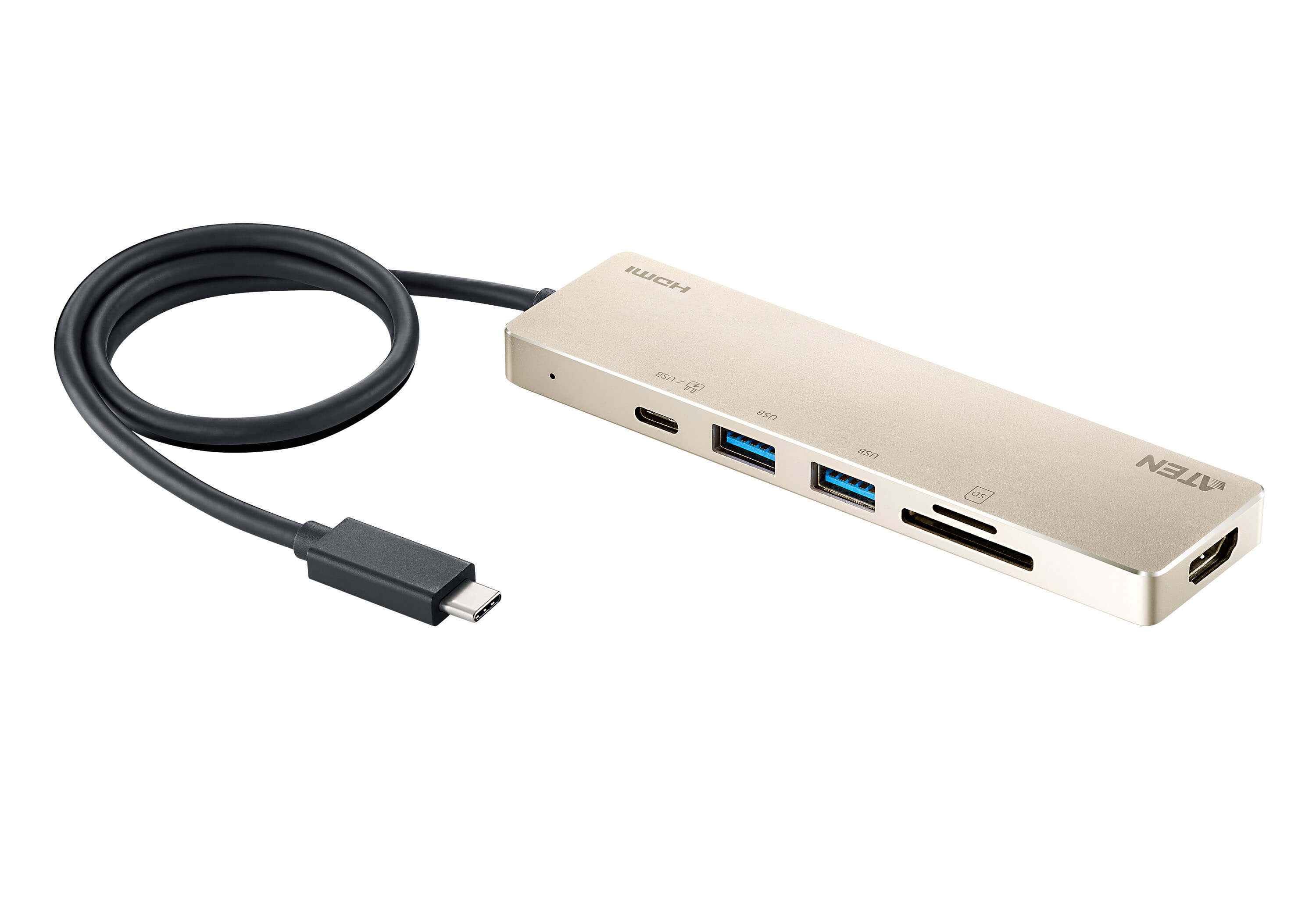 ATEN UH3239-AT USB-C HDMI MULTIPORT MINI-DOCK WITH POWER PASS-THROUGH ATEN — view 2