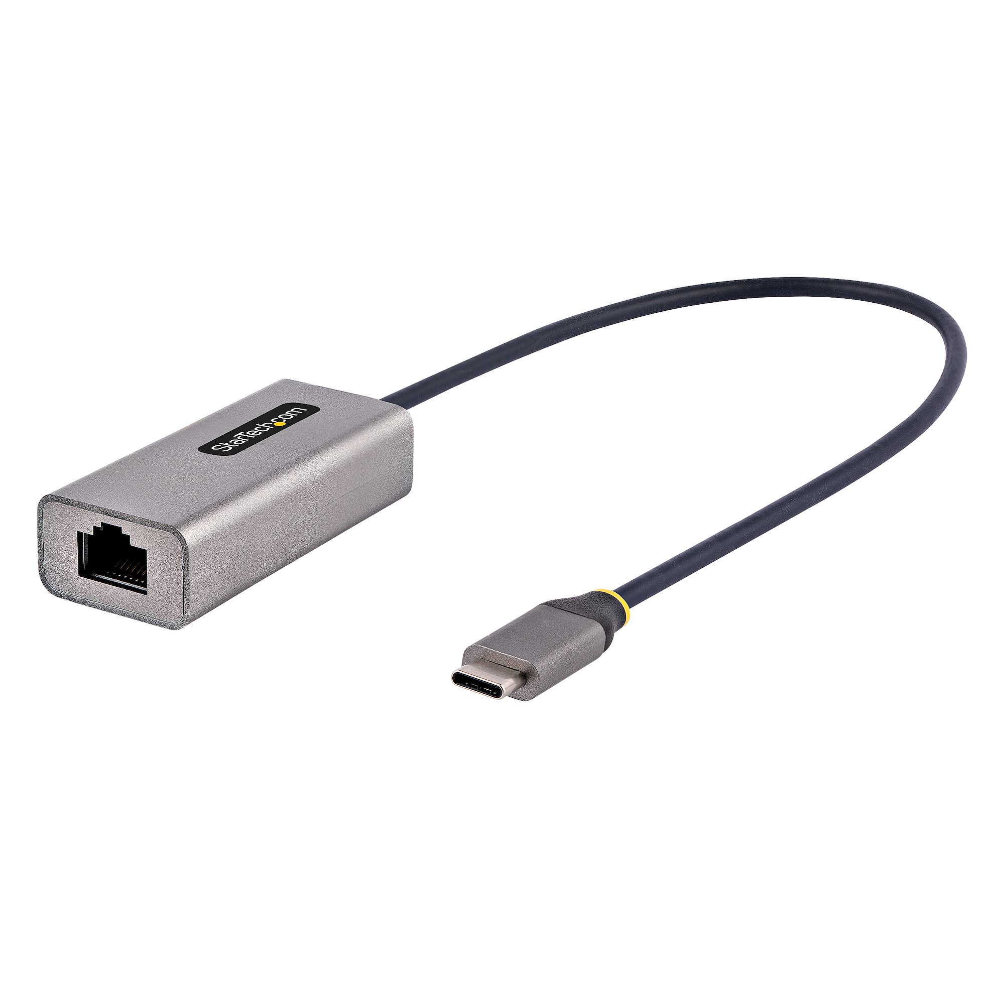 STARTECH.COM USB-C TO ETHERNET ADAPTER, GIGABIT NETWORK DONGLE/1FT CABLE, 2 YR STARTECH — view 1