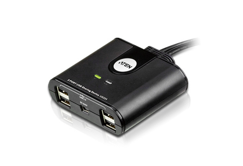 ATEN 2 PORT USB 2.0 PERIPHERAL SWITCH ATEN — view 2