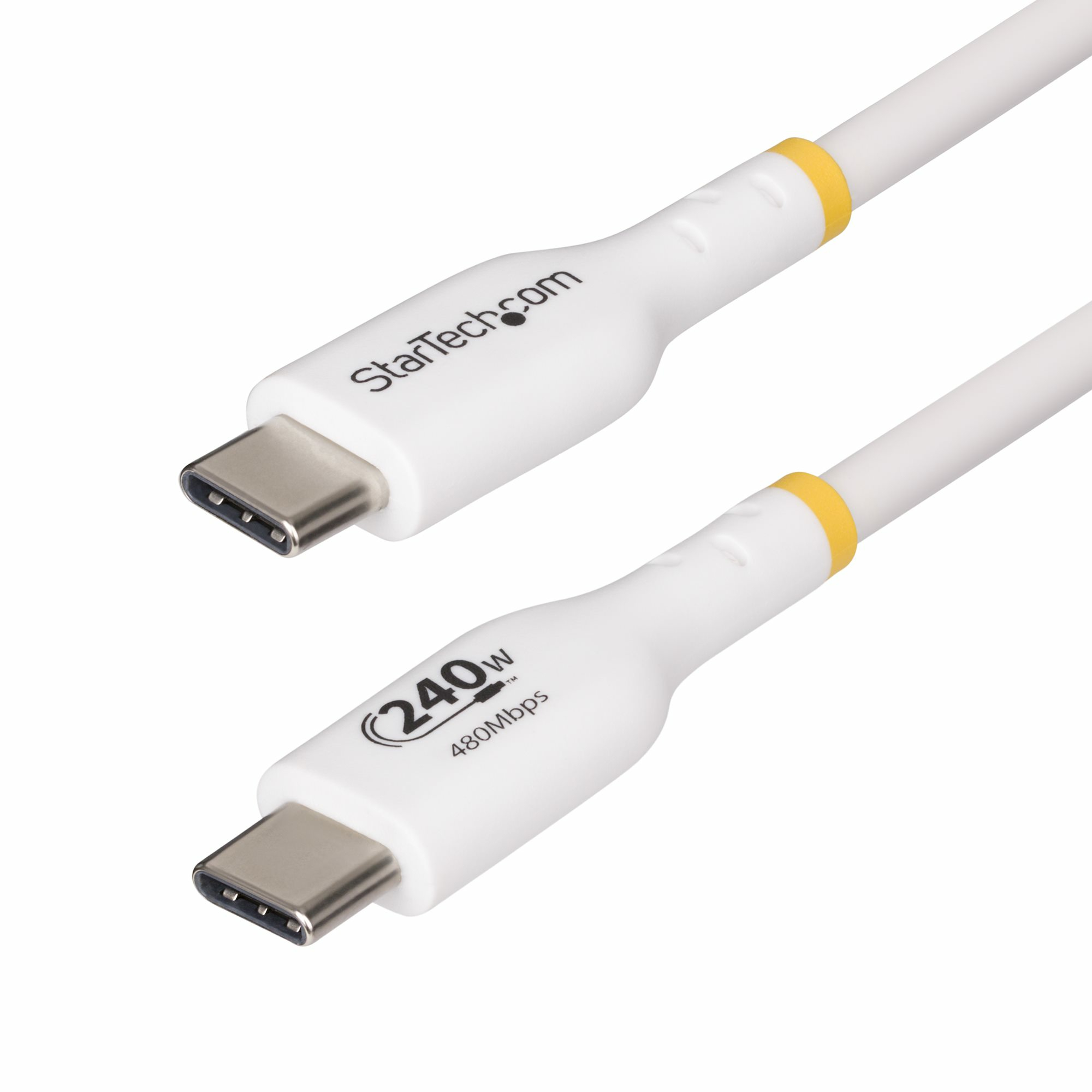 STARTECH.COM 2M USB C CHARGING CABLE, USB-IF CERTIFIED USB-C CABLE, 240W, LTW STARTECH — view 2