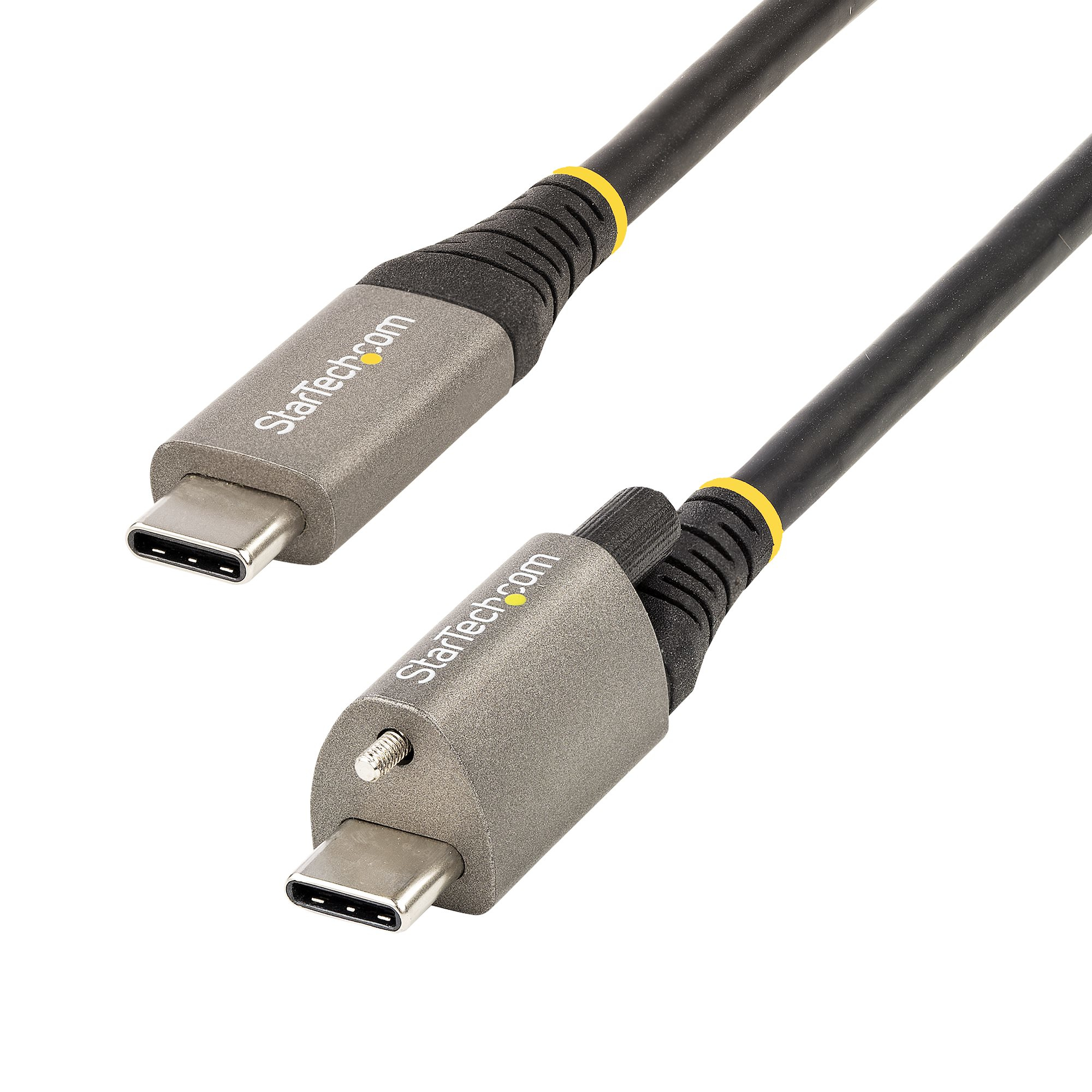 STARTECH.COM 1M SCREW LOCKING USB C CABLE 10GBPS - TYPE-C - 100W (5A), 2 YR STARTECH — view 2