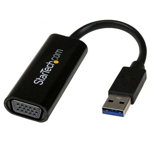 STARTECH.COM SLIM USB 3.0 TO VGA ADAPTER - MONITOR EXTERNAL GRAPHICS CARD 3 YR STARTECH — view 2