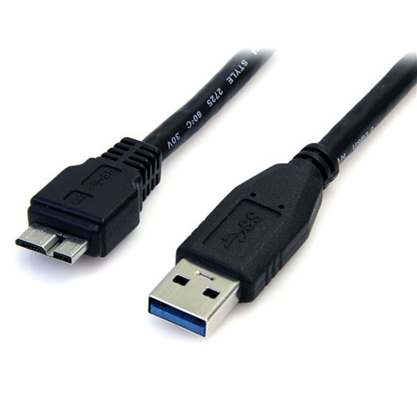 STARTECH.COM BLACK SUPERSPEED USB 3.0 CABLE A TO MICRO B - M/M LTW STARTECH — view 2