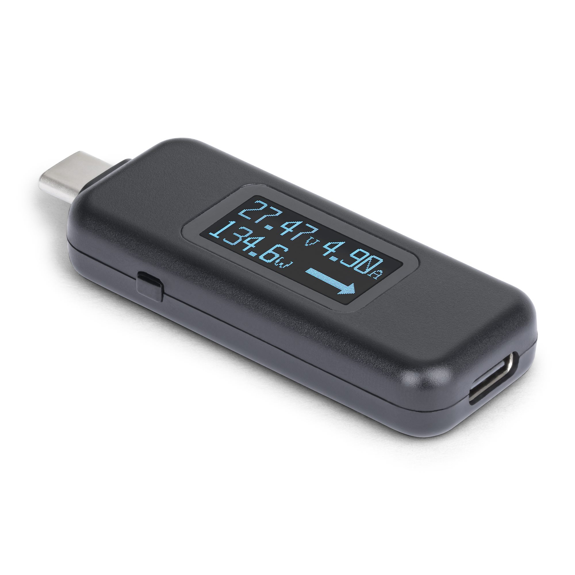 STARTECH.COM USB-C POWER TESTER, BI-DIRECTIONAL DIGITAL VOLTAGE/CURRENT, 2 YR STARTECH — view 2