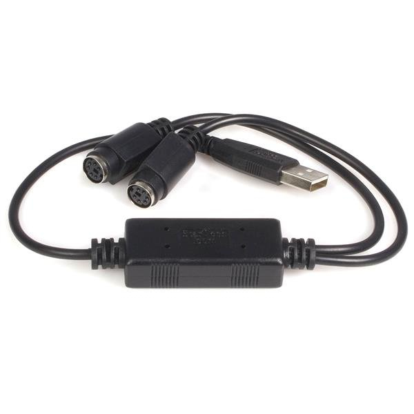 STARTECH.COM USB TO PS/2 ADAPTER - KEYBOARD AND MOUSE - KEYBOARD ADAPTER 2 YR STARTECH — view 2