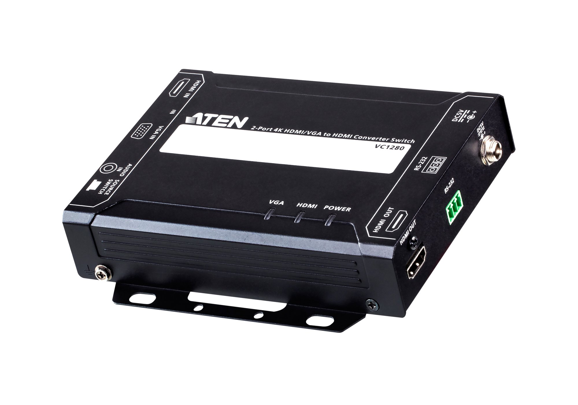 ATEN 2 PORT 4K 30HZ HDMI/VGA TO HDMI CONVERTER SWITCH ATEN — view 2