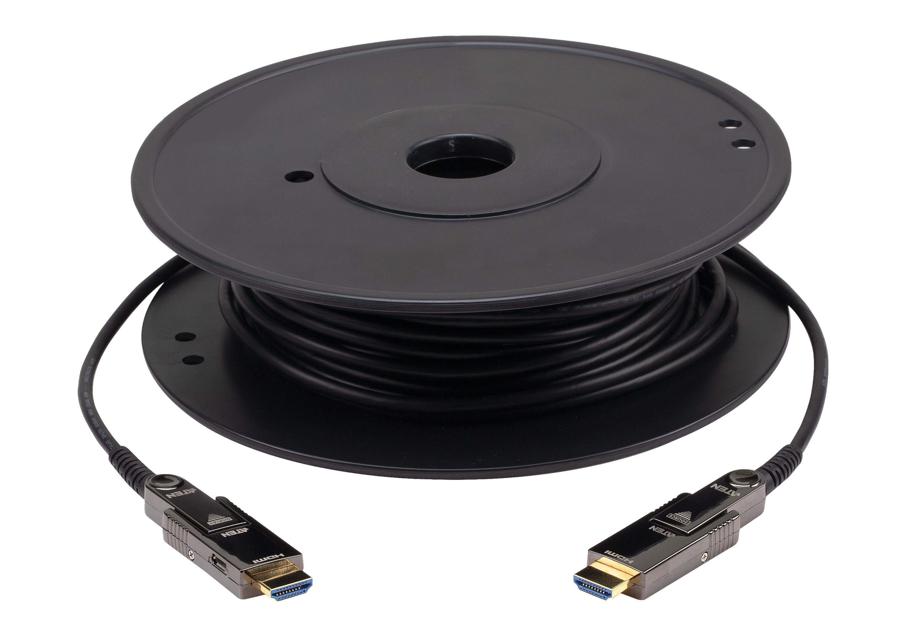 ATEN 20M TRUE 4K HDMI ACTIVE OPTICAL CABLE WITH PLUGGABLE GENDER CONNECTORS ATEN — view 2