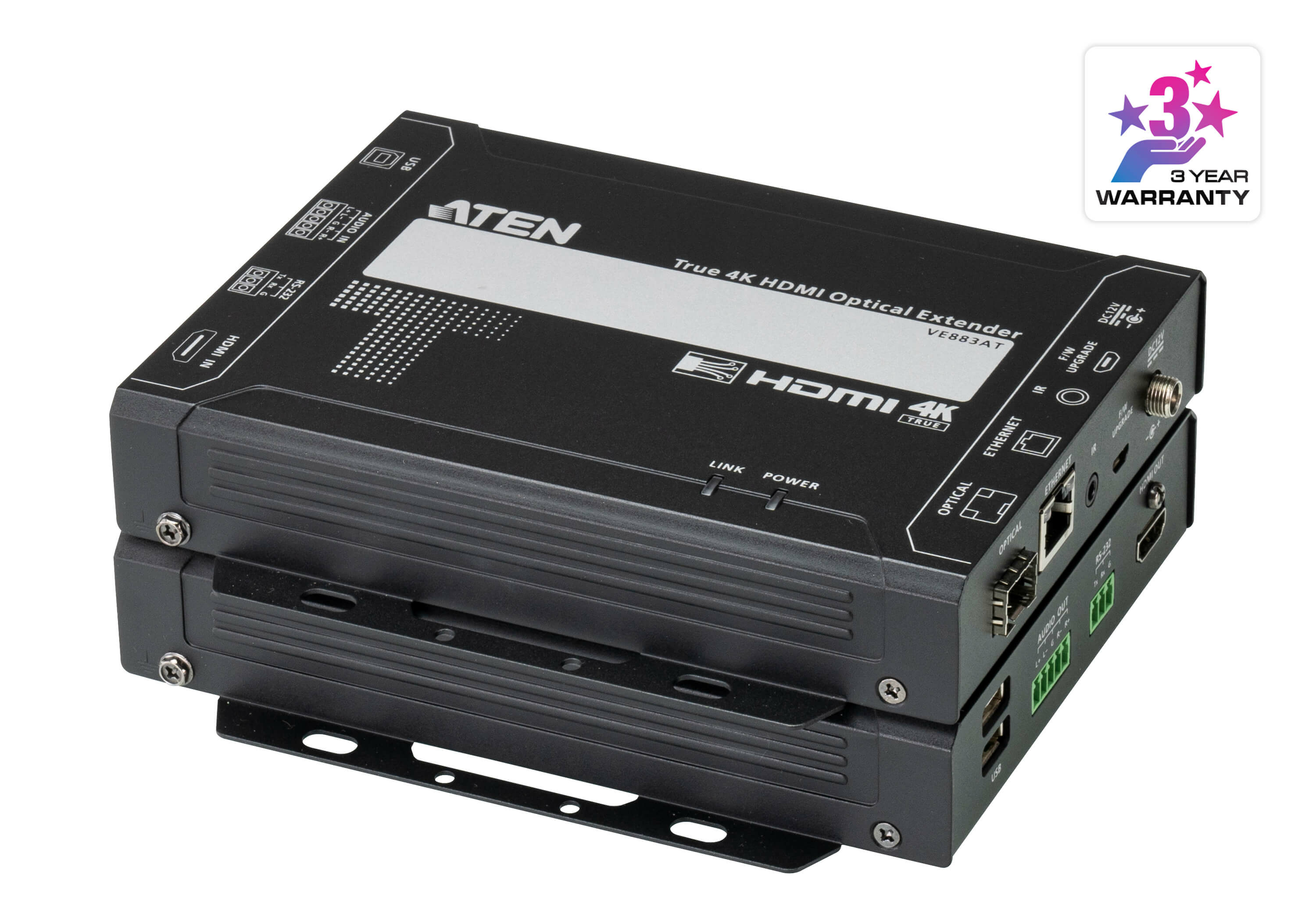 ATEN TRUE 4K HDMI MULTI-MODE OPTICAL EXTENDER 4K @ 300M ATEN — view 2