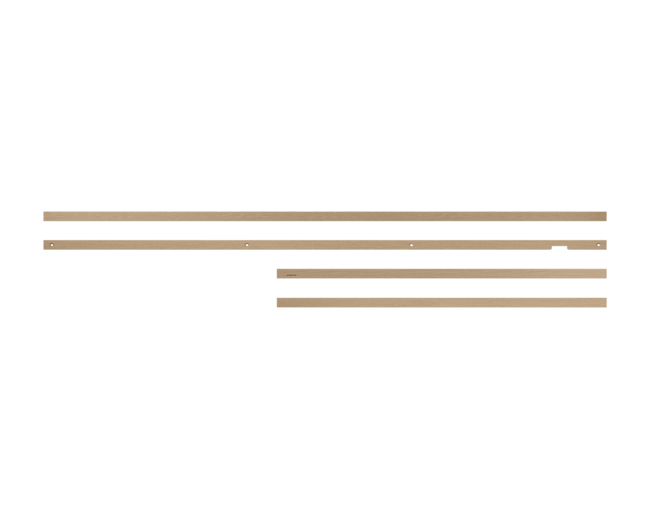 SAMSUNG 50" CUSTOMISABLE FRAME BEZEL KIT FOR QBC AND QMC SIGNAGE DISPLAY - TEAK SAMSUNG — view 2