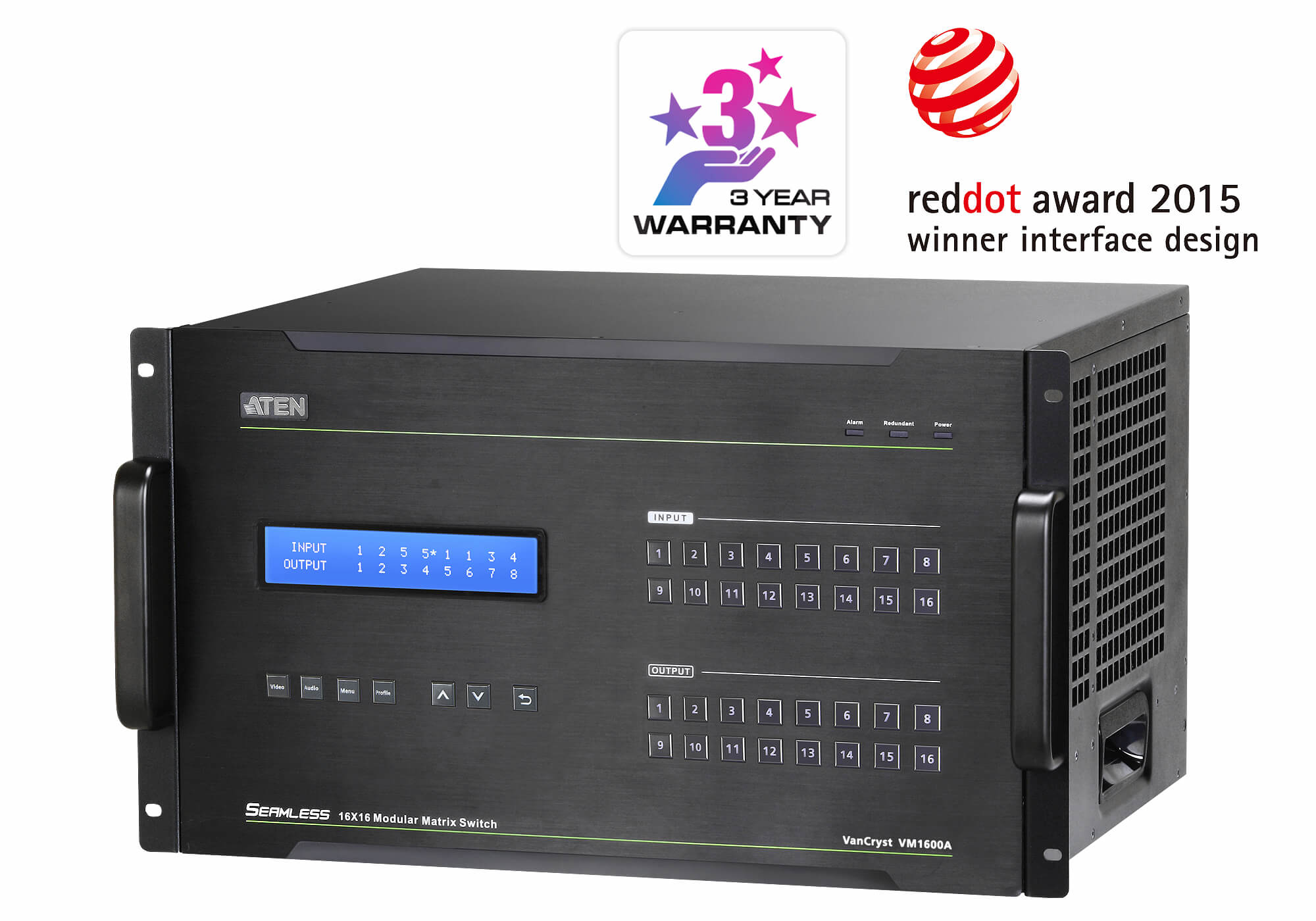 ATEN 16X16 MODULAR DIGITAL MATRIX WITH SCALER ATEN — view 2