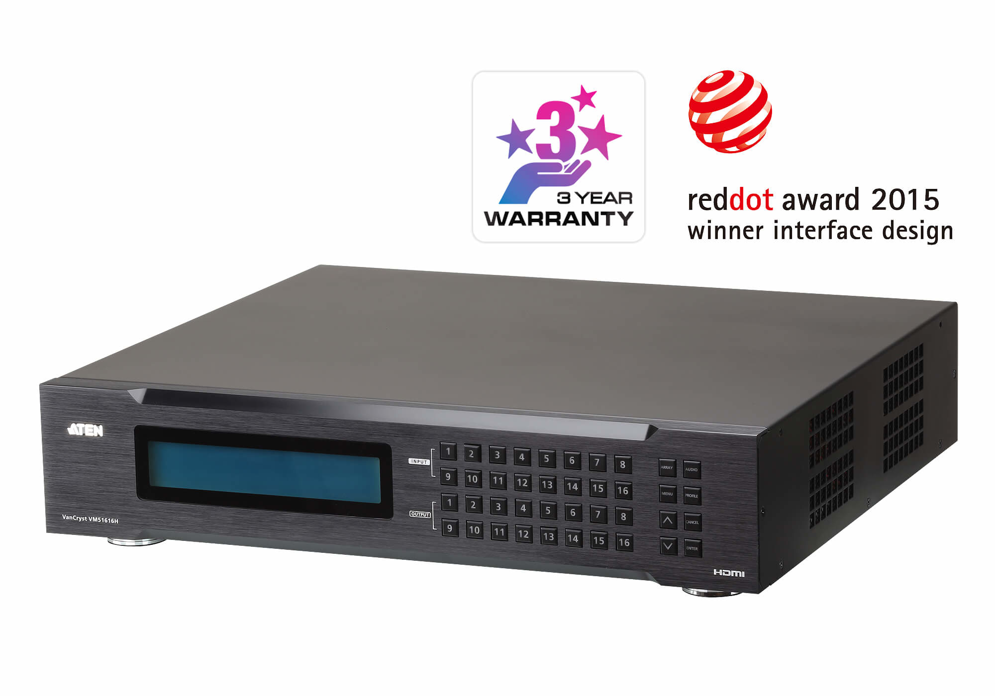 ATEN 16X16 HDMI MATRIX WITH SCALER ATEN — view 2