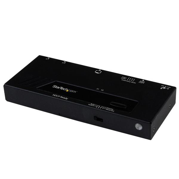 STARTECH.COM 2 PORT HDMI SWITCHER W/ AUTOMATIC PRIORITY PORT SELECTOR, 2 YR STARTECH — view 2