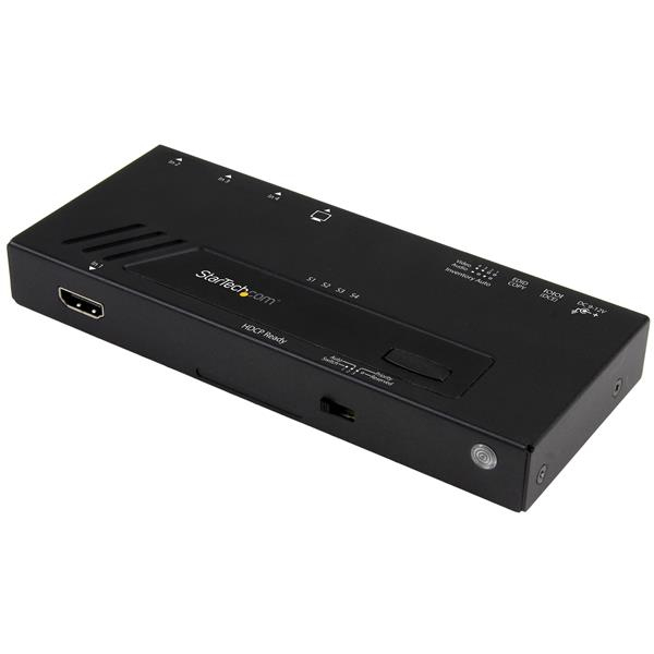 STARTECH.COM 4-PORT 4K HDMI SWITCH WITH FAST SWITCHING AND AUTO-SENSING, 2 YR STARTECH — view 2