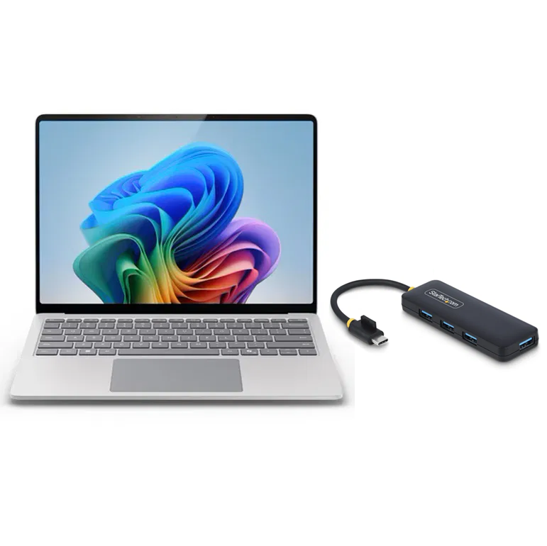 MICROSOFT BUNDLE - SURFACE LAPTOP 7TH 15" SD X ELITE 16GB 512GB PLATINUM - FREE ST.COM USB HUB MICROSOFT — view 2