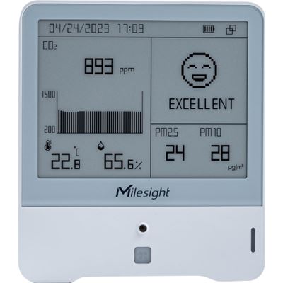 Milesight AM308-915M LoRaWAN 8 in 1 Indoor Ambience Monitoring IoT Sensor with Particle Matter 2.5 and 10 Milesight IoT — view 2