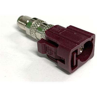 Fakra D to SMA female 50 Ohm Adaptor Go Wireless NZ — view 2