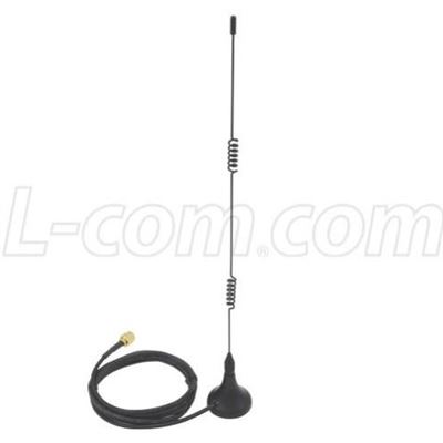 L-com 2.4GHz 7dBi RP-SMA Magnetic base Omni Antenna L-com — view 2
