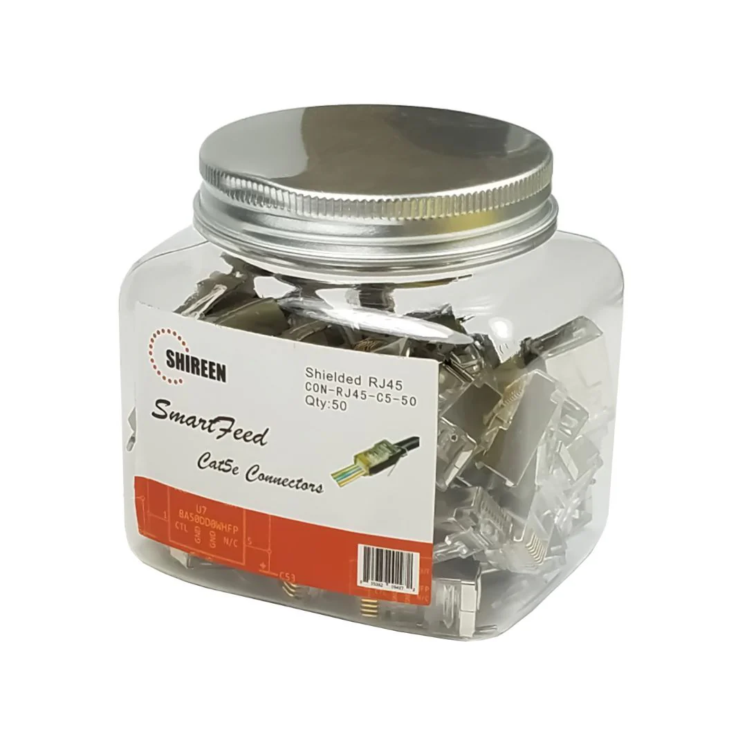 Shireen CAT-C5e RJ45 Smart Feed Connector 50 pack Shireen — view 1