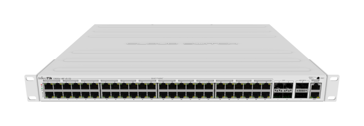 MikroTik CRS354-48P-4S+2Q+RM 48 Port Gigabit POE Switch with 40G QSFP+ Fibre Ports MikroTik — view 2