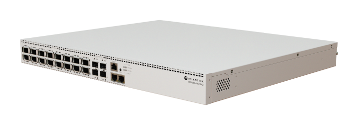 MikroTik CRS520-4XS-16XQ-RM 16 Port 25/100 Gbps Switch with Dual Hot-Swap Power Supplies MikroTik — view 2