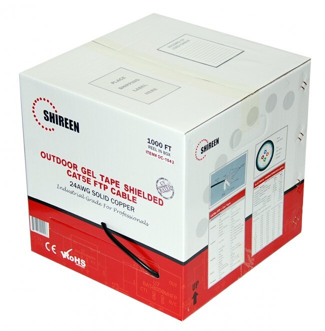 Shireen 305m Outdoor Shielded Cat5e Dry Gel Tape Cable Shireen — view 2