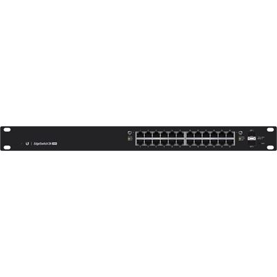 Ubiquiti EdgeSwitch Gigabit 24 port 250W Managed Dual POE+ IEEE 802.3at/af and 24V Passive PoE Switch Ubiquiti — view 1