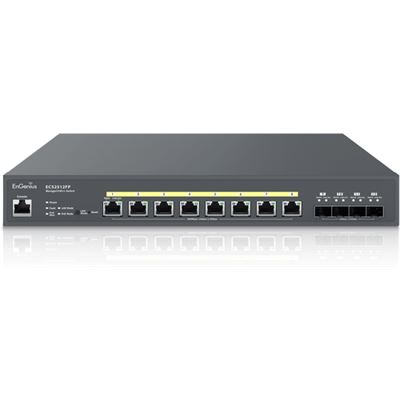 EnGenius Fit 110W Gigabit PoE+ 8 Port Switch with SFP EnGenius — view 2