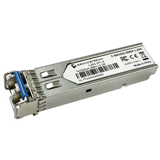 Grandstream SFP Fiber Module, Single-Mode, 1310nm, 20-Kilometer, 1.25Gbps, LC Grandstream Networks — view 2