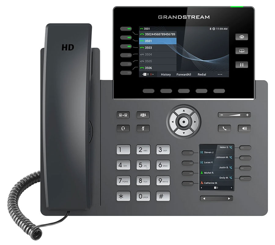 Grandstream GRP2616 6 Lines 6 SIP Accounts PoE with GigE Grandstream Networks — view 2