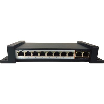 10 Port Gigabit Ethernet Switch with 8 ports 802.3af/at PoE Go Wireless NZ — view 2